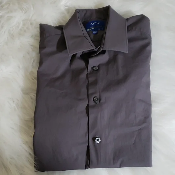 Dress shirt Extra slim gray shirt 15½ - Picture 1 of 5